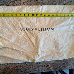 Louis Vuitton Cream Storage Bag